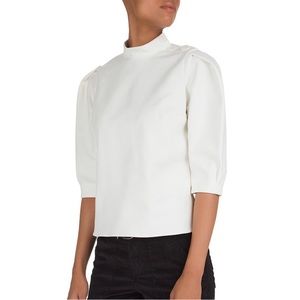 BA&SH - white PIZ shirt - size 2
